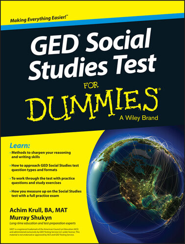 Ged Social Studies For Dummies Achim Krull
