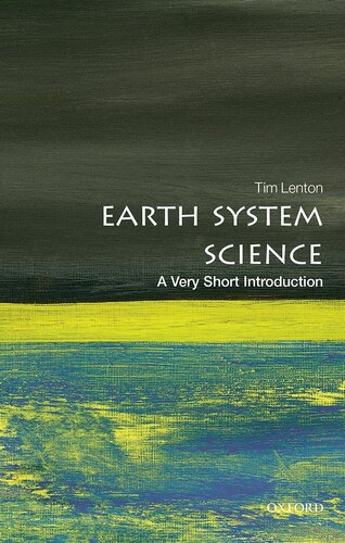 Earth System Science A Very Short Introduction Timothy Lenton
