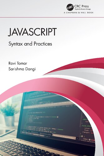Javascript Syntax And Practices 1st Edition Tomar Ravi Dangi