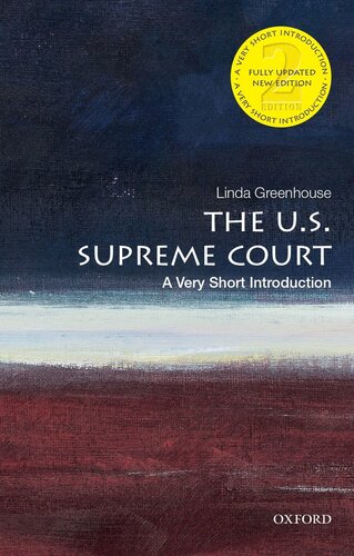 The Us Supreme Court A Very Short Introduction Linda Greenhouse