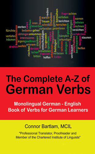 The Complete Az Of German Verbs Connor Bartlam