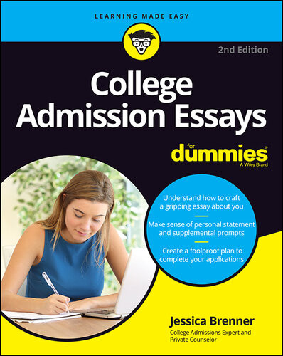 College Admission Essays For Dummies Careereducation 2nd Edition Jessica Brenner