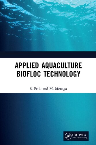 Applied Aquaculture Biofloc Technology 1st Edition S Felix M Menaga