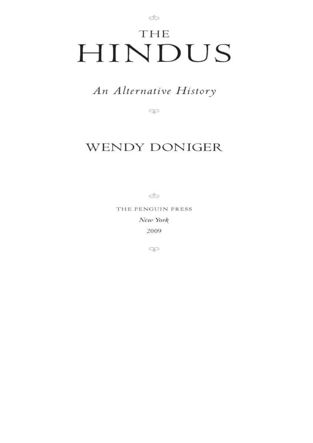 Hindu Myths A Sourcebook Anonymous Anonymous