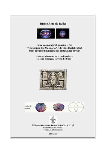 Some Cosmological Proposals For Christus In The Mandorla Christos Pantokrator From Advanced Mathematics And Plasma Physics 2nd Edition Bruno Buike