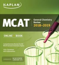 Mcat General Chemistry Review 20192020 By Kaplan Test Prep By Kaplan Test Prep