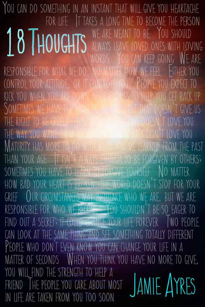 18 Thoughts My Socalled Afterlife Book 3 Ayres Jamie Ayres