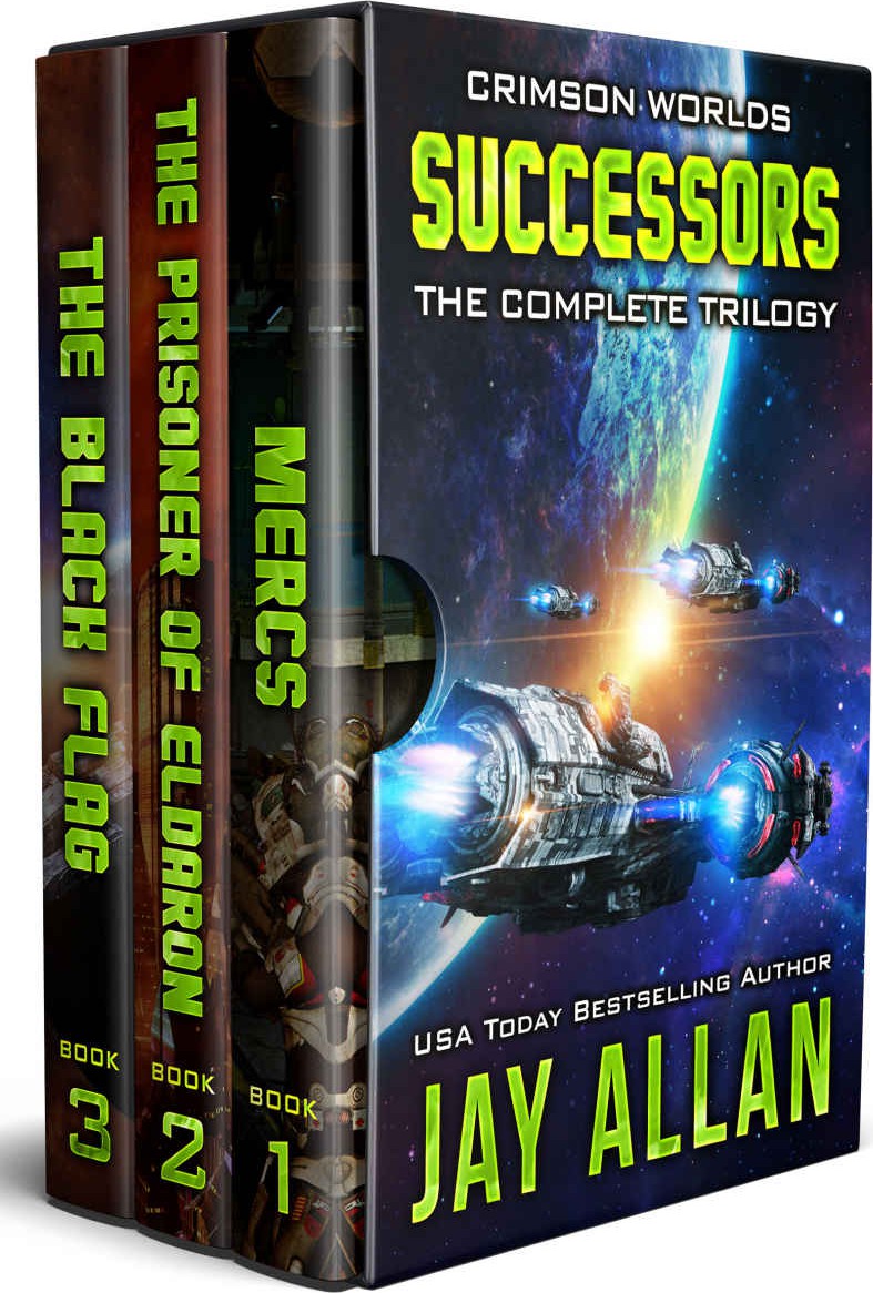 Crimson Worlds Successors The Complete Trilogy Jay Allan Allan
