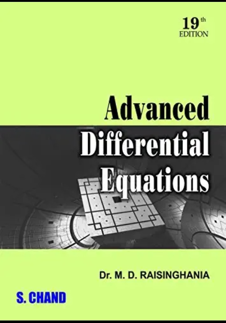 Advanced Differential Equations 19th Dr Md Raisinghania