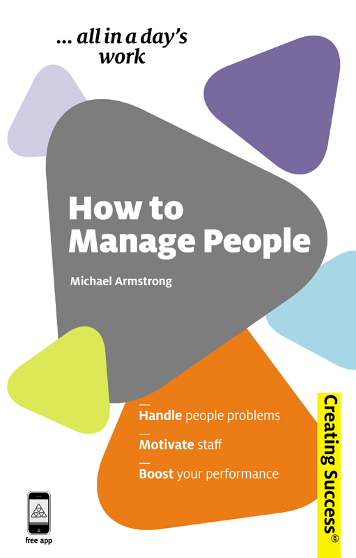 How To Manage People Michael Armstrong Armstrong Michael
