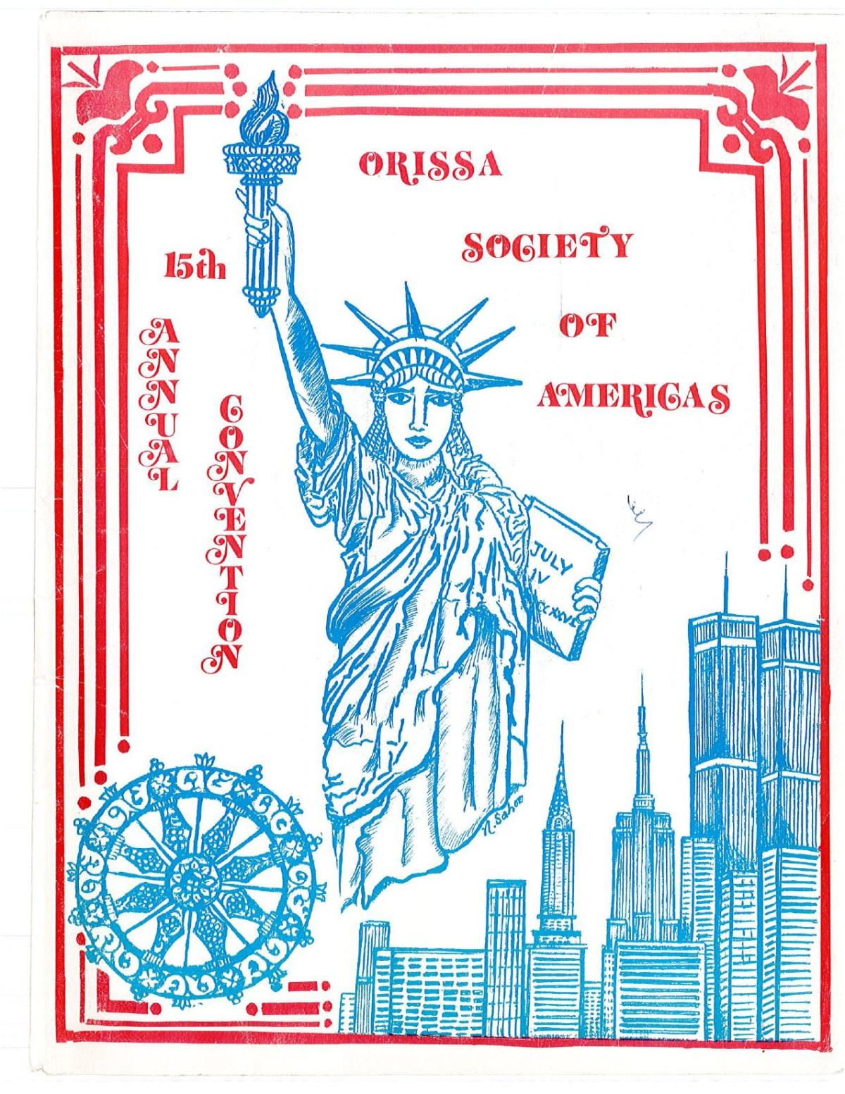 Souvenir1984 Odisha Society Of The Americas Odisha Society Of The Americas
