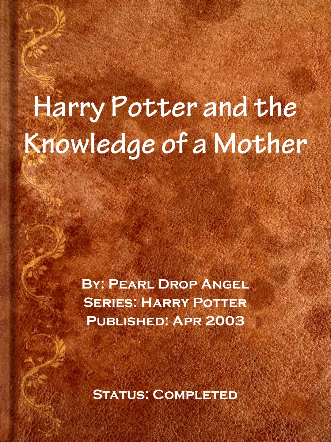 Harry Potter And The Knowledge Of A Mother Pearl Drop Angel Pearl Drop Angel