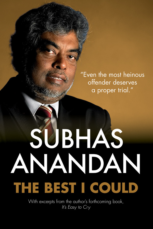 The Best I Could Subhas Anandan Anandan Subhas