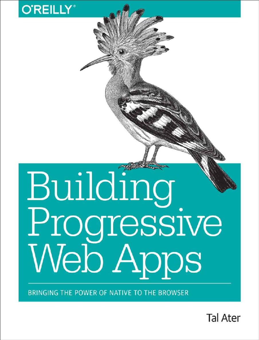 Building Progressive Web Apps Bringing The Power Of Native To The Browser Tal Ater Ater