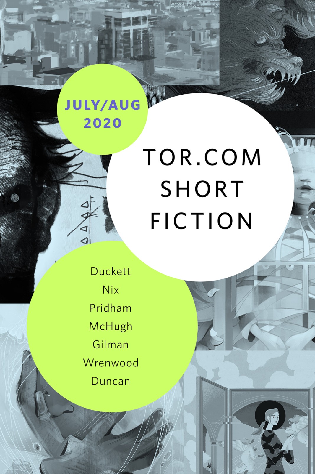 Torcom Short Fiction July August 2020 Various Authors Authors