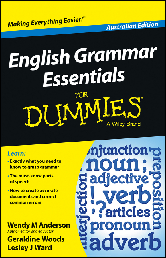 English Grammar Essentials For Dummies Wendy M Anderson Anderson
