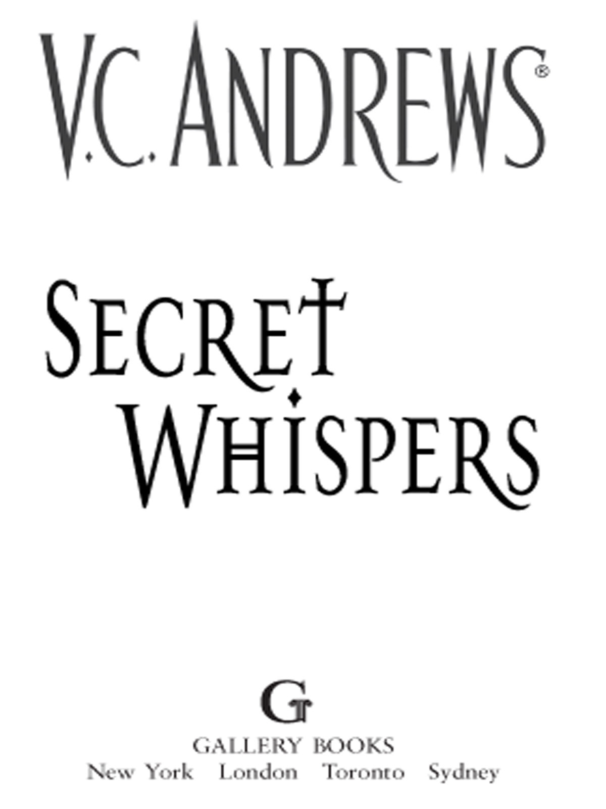 Secret Whispers Vc Andrews Andrews Vc