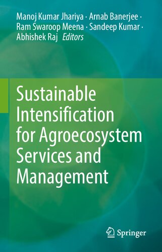Sustainable Intensification For Agroecosystem Services And Management 1st Edition Manoj Kumar Jhariya