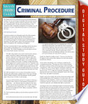 Criminal Procedure Speedy Study Guides Publishing Speedy