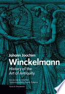 History Of The Art Of Antiquity Texts Documents 1st Edition Winckelmann