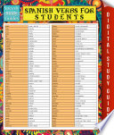 Spanish Verbs For Students Speedy Study Guide 2nd Edition Publishing