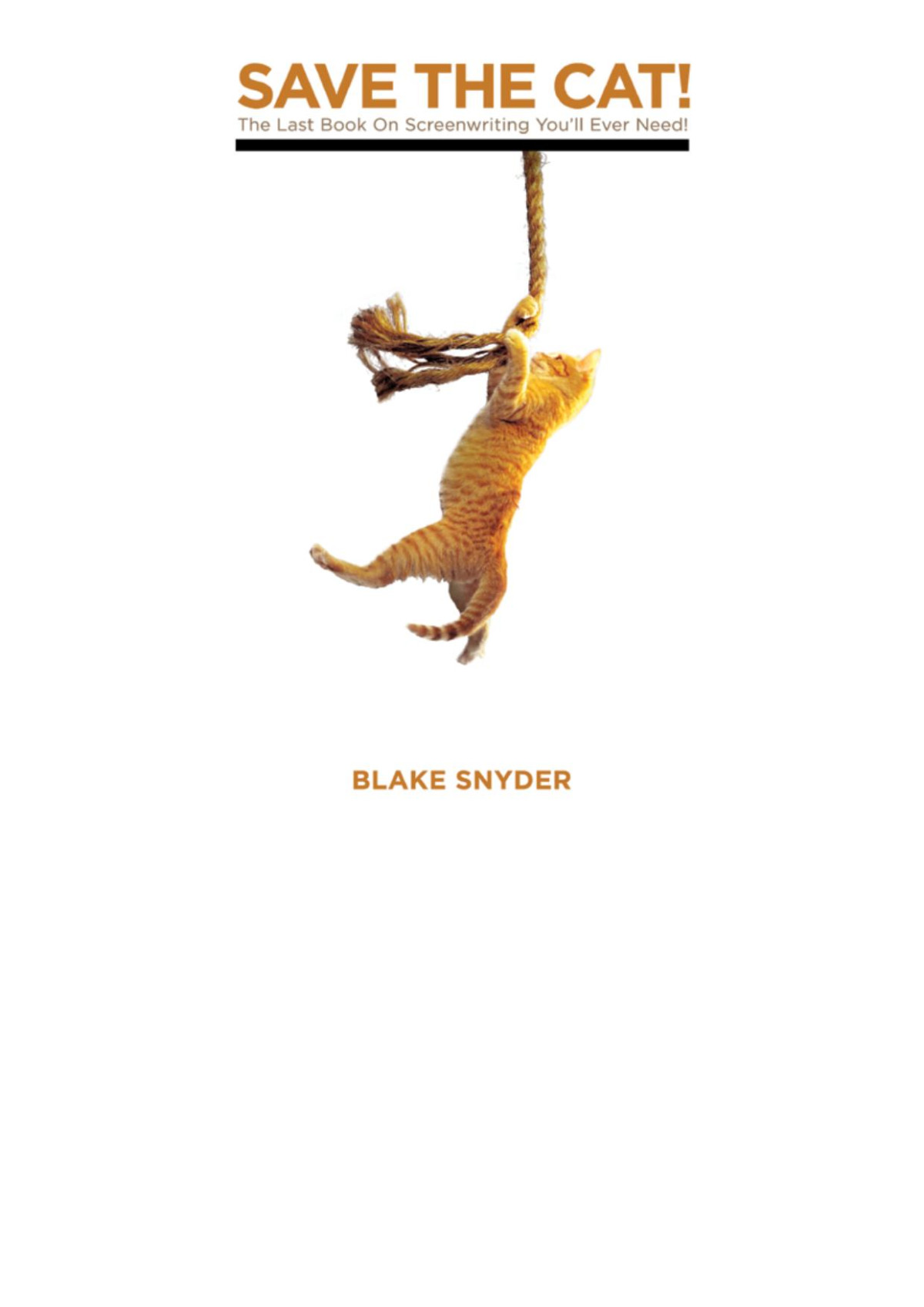 Save The Cat The Last Book On Screenwriting Youll Ever Need