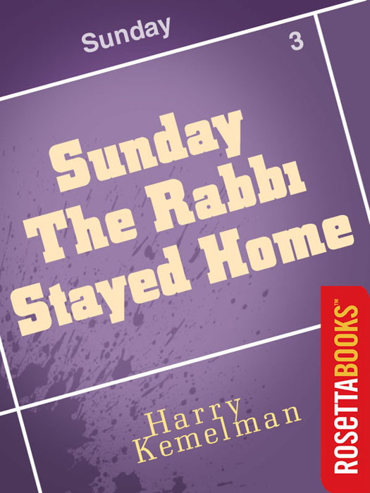 Sunday The Rabbi Stayed Home
