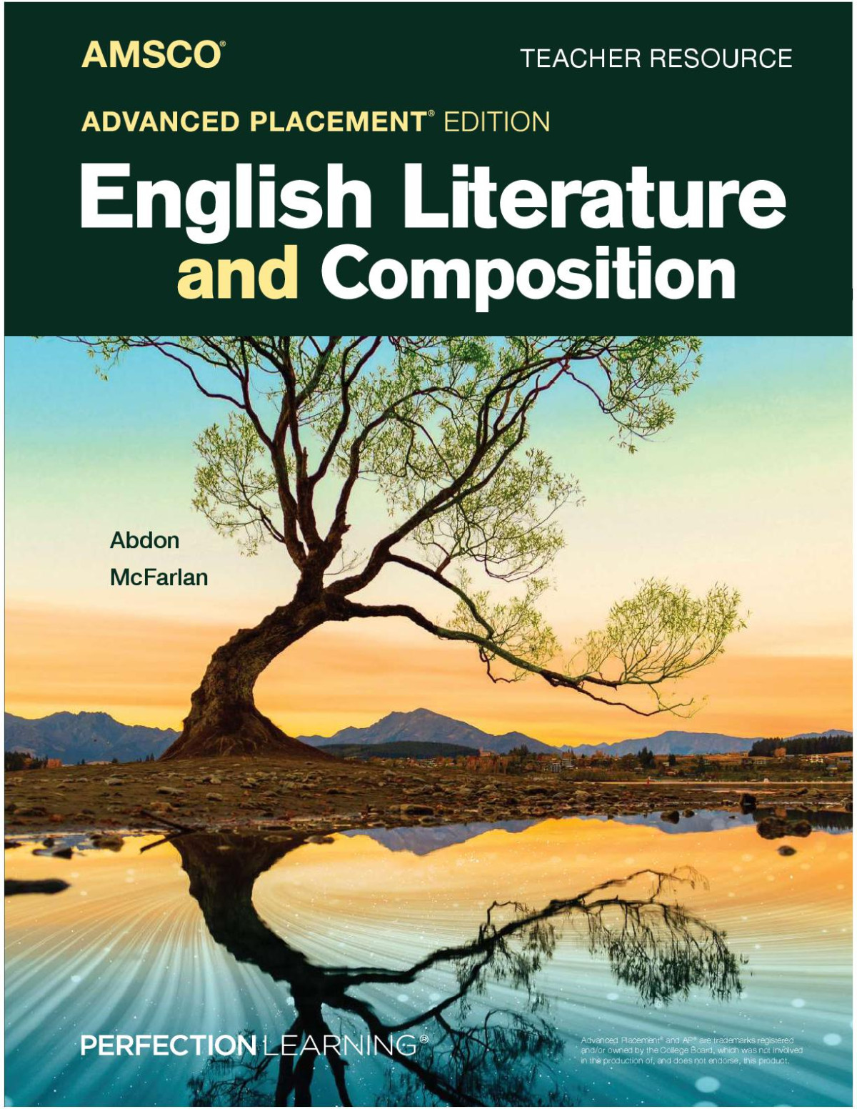 Amsco Advanced Placement English Literature And Composition Teacher Resource Brandon Abdon