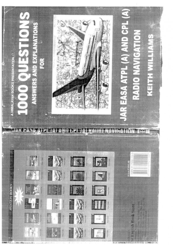 1000 Questions Answers And Explanations For Jar Atpl A And Cpl A Radio Navigation Keith Williams