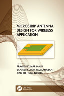 Microstrip Antenna Design For Wireless Applications 1st Edition Praveen Kumar Malik