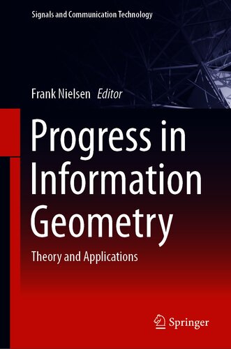 Progress In Information Geometry Theory And Applications 1st Edition Frank Nielsen Editor