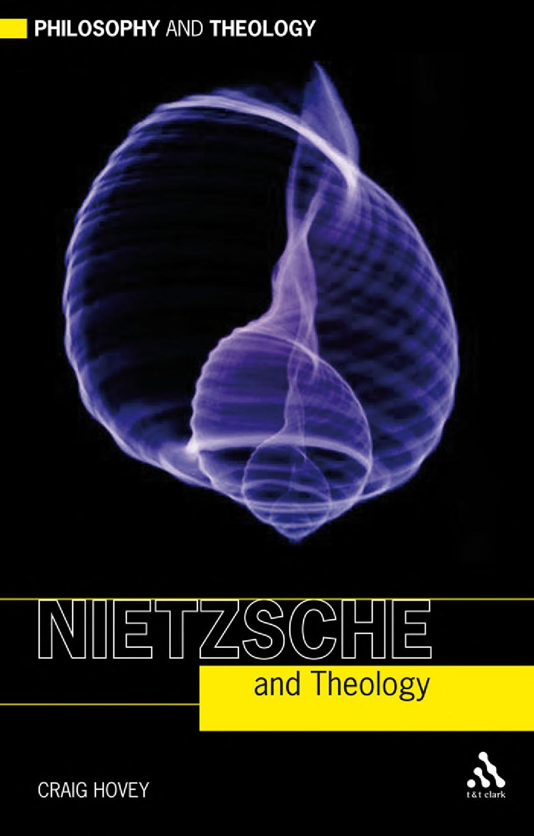 Nietzsche And Theology Craig Hovey