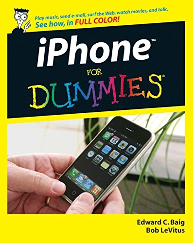 Iphone For Dummies 1st Edition Baig Edward C Levitus Bob