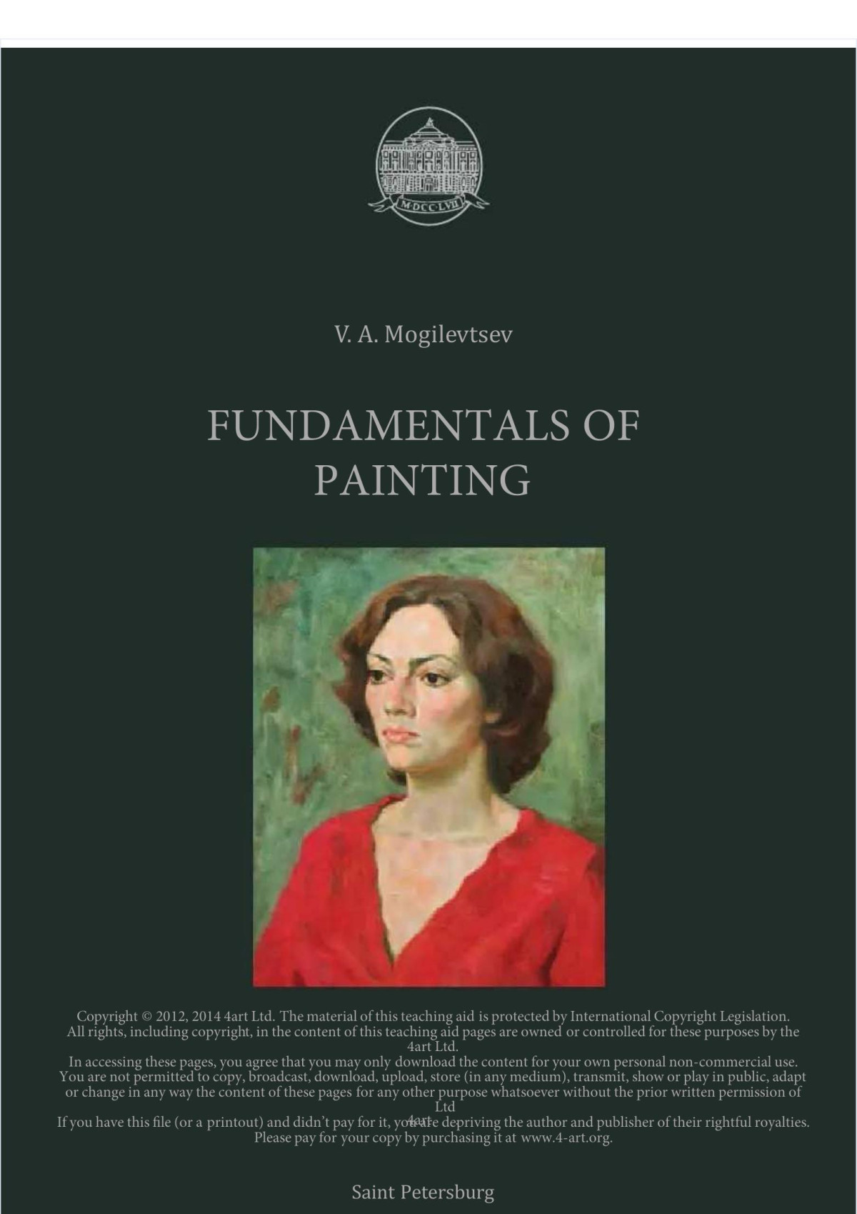Fundamentals Of Painting Textbook English Edition 1st Mogilevtsev Va