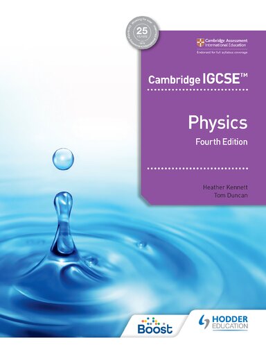 Cambridge Igcse Physics 4th Edition Kennett Heather Tom Duncan
