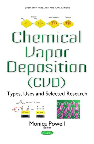Chemical Vapor Deposition Types Uses And Selected Research Monica Powell Editor