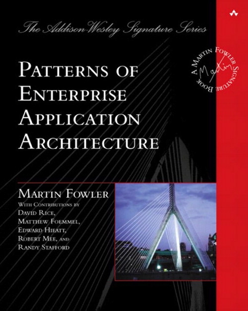 Addison Wesley Patterns Of Enterprise Application Architecture By Martin Fowler