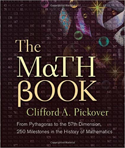 The Math Book From Pythagoras To The 57th Dimension 250 Milestones In The History Of Mathematics By Clifford A Pickover