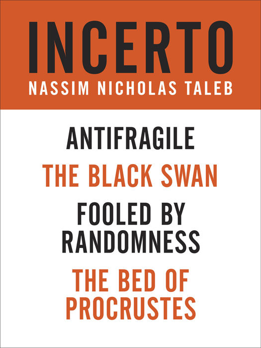 Incerto 4book Bundle Fooled By Randomness The Black Swan Antifragile The Bed Of Procrustes Nassim Nicholas Taleb
