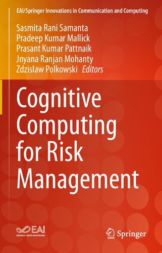 Cognitive Computing For Risk Management 1st Edition Sasmita Rani Samanta
