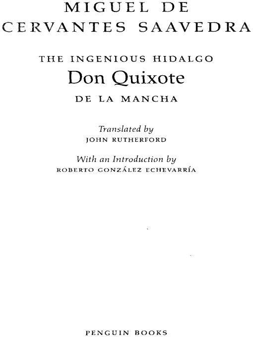 Don Quixoteelibcc Miguel De Cervantesjohn Rutherford Elibcc Miguel De Cervantesjohn Rutherford Elibcc