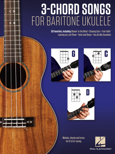 3chord Songs For Baritone Ukulele Gcd Hal Leonard Corp