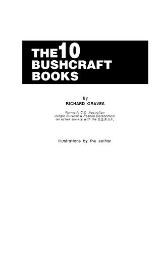 The 10 Bushcraft Books Richard Graves