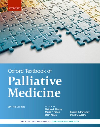 Oxford Textbook Of Palliative Medicine 6th Edition 6th Edition Nathan I Cherny
