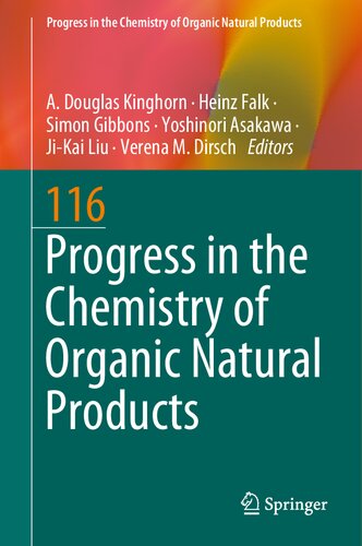 Progress In The Chemistry Of Organic Natural Products 1st Edition A Douglas Kinghorn
