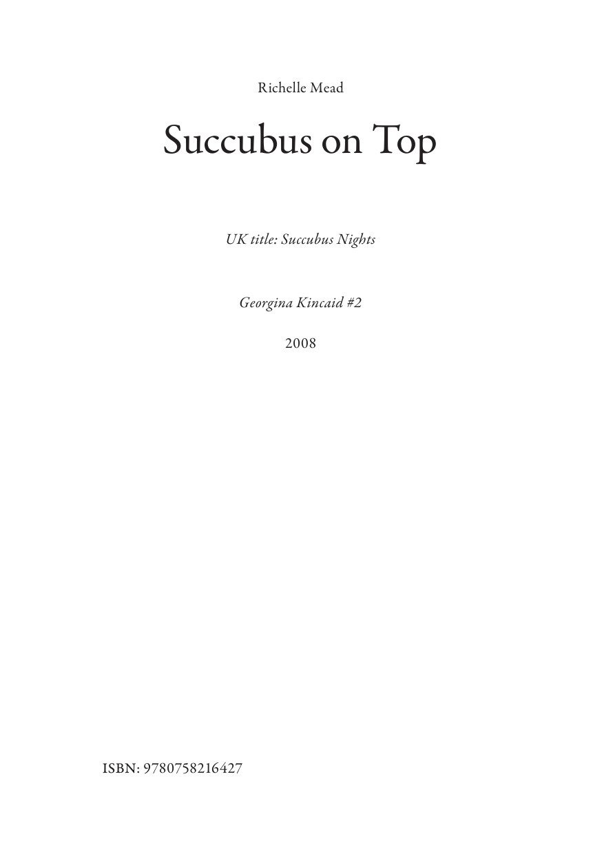 Succubus On Top Mead Richelle