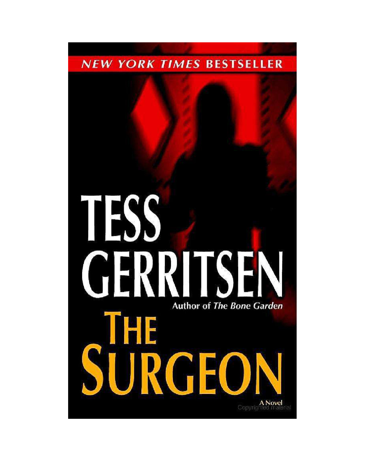 The Surgeon Gerritsen Tess
