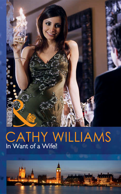 In Want Of A Wife Williams Cathy