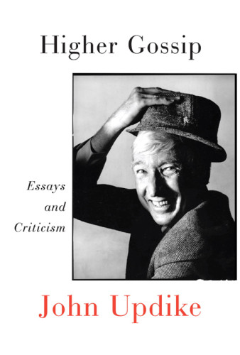Higher Gossip Essays And Criticism Updike John