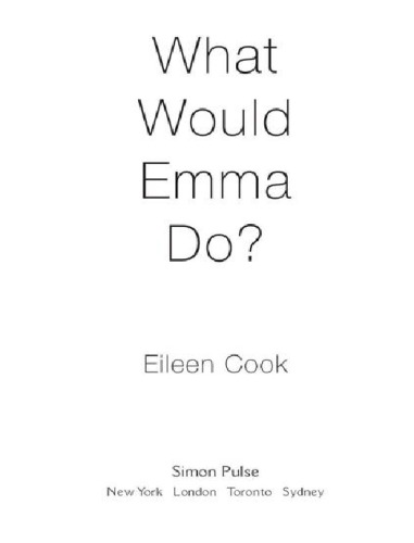 What Would Emma Do Cook Eileen